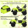 24V Kids Ride On Car with Remote Control, 2 Seater Electric Toys for Big Kids with 20" Wide Seat, 4WD Power Truck Wheels - 4 of 4