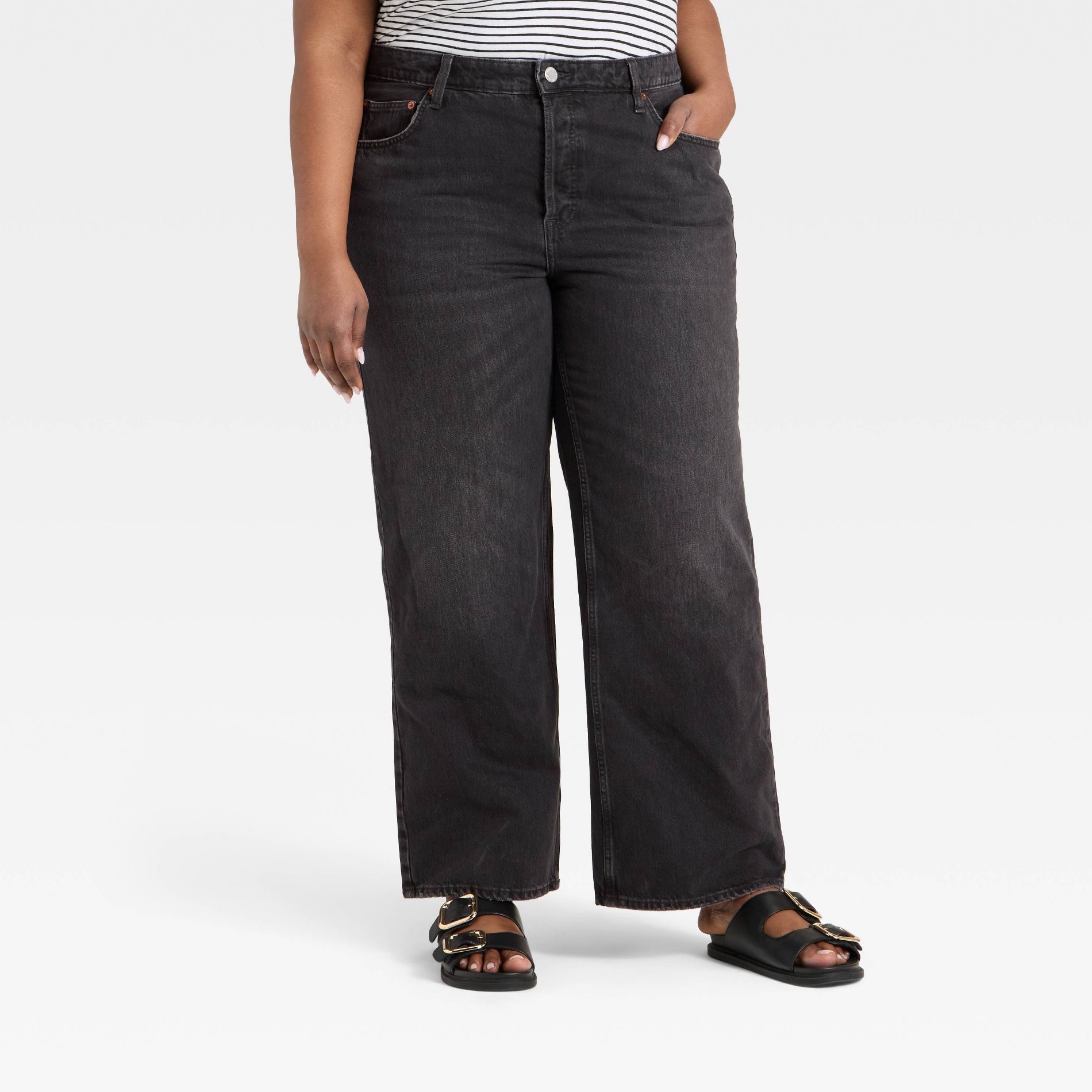 Women's Mid-Rise 90's Baggy Jeans - Universal Thread™