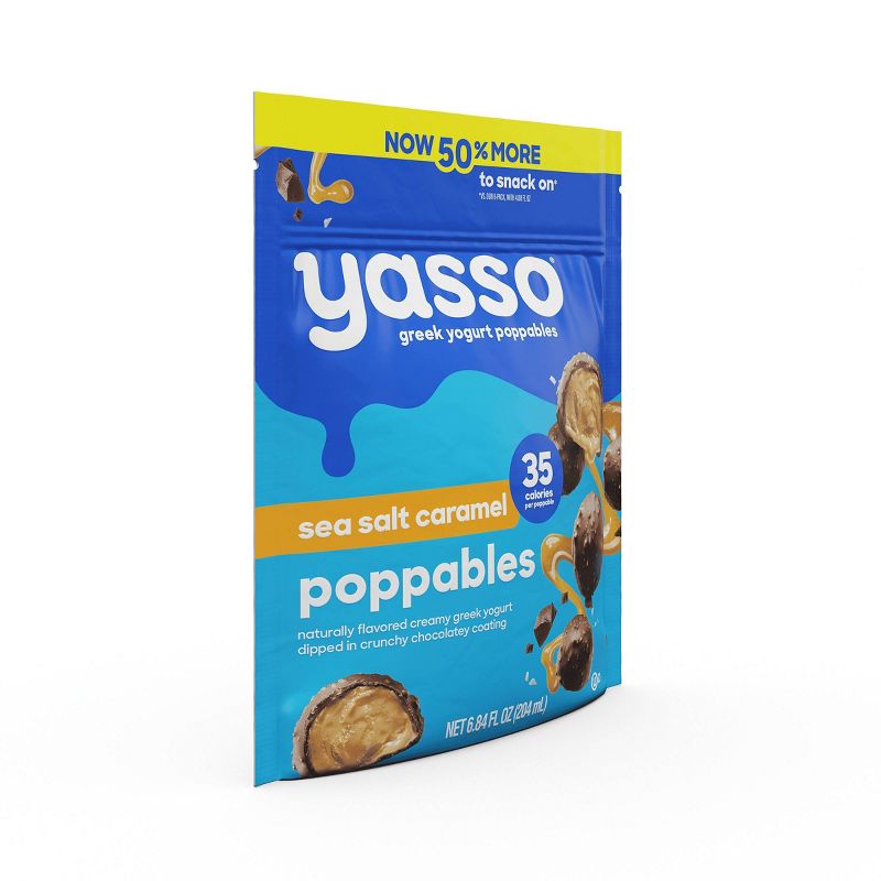 Yasso Frozen Greek Yogurt - Sea Salt Caramel Poppables - 6.84 fl oz, 2 of 6