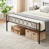 Metal Twin Bed Frame for Girls/Boys, Twin Size Platform Bed Frame with Iron-Art Sweet Heart, Under Bed Storage, Easy Assembly - 4 of 4