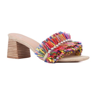 New York & Company Women's Farah Block Heel Sandal