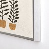 Pauline Stanley Potted Ferns Black Terracotta Metal Framed Art Print - Deny Designs - 4 of 4