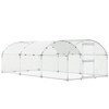 Heavy-Duty Steel Chicken Coop with PVC-Coated Mesh, Waterproof Dome Roof & Dutch Door, 3 Sizes - 2 of 4