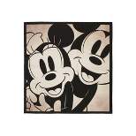 Disney Mickey Mouse Classic Black & White Kids' Rug (54"x54")