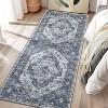 Acekool 8x10 Washable Rug – Vintage Botanical Non-Slip Carpet, Ultra-Thin Floor Mat for Living Room & Bedroom, - 3 of 4