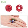 Unique Bargains Pave Crystal Sparkly Round Necklace Bracelet Rhinestone Beads 100 Pcs - 2 of 4