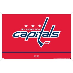Trends International NHL Washington Capitals - Logo 21 Framed Wall Poster Prints - 1 of 4