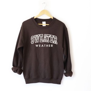 Simply Sage Market Embroidered Sweater Weather Sweatshirt - 1 of 4