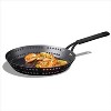 OXO 12" Steel BBQ Open Ceramic Frypan with Silicone Sleeve Black: Softworks Carbon Steel, Gas Compatible, Hand Wash - 4 of 4