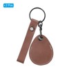 Unique Bargains Leather Keychain Blanks with Key Rings for DIY Laser Engraving 2 Pcs - 3 of 4