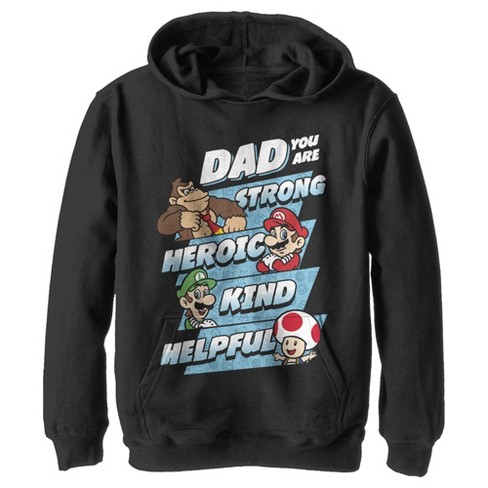 Boy s Nintendo Super Mario Dad You Are Strong Heroic Kind Helpful