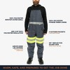 RefrigiWear Men's Freezer Edge Warm Insulated Bib Overalls with Reflective Tape - 3 of 4