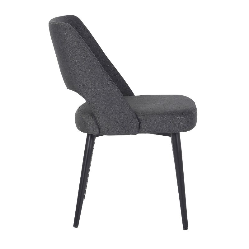Valencia Steel/Polyester Dining Chair - LumiSource, 3 of 14