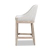 Jennifer Taylor Home Newport 26.5" Coastal Curved Back Upholstered Counter Stool - 3 of 4