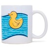 Elanze Designs Ducks are my Spirit Animal 11 Ounce White Ceramic Coffee Mug - 2 of 2