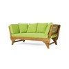 Sapphtopaz Outdoor Patio Sofa, Acacia Wood Outdoor Daybed with Water-Resistant Cushions, Expandable Outdoor Sofa with Cushions & Lumbar Pillows - 4 of 4