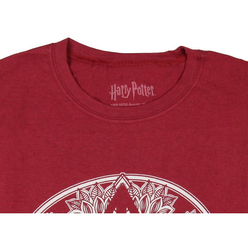 Harry Potter Womens' The Deathly Hallows Henna Design Graphic T-Shirt, 4 of 5
