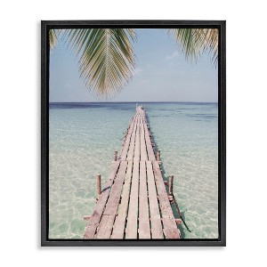 Stupell Industries Tropical Dock on Beach, 17" x 21" - 1 of 4