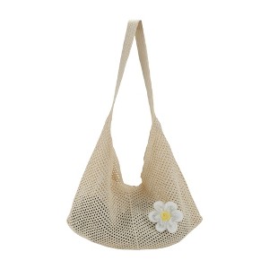 Unique Bargains Durable Flower Crochet Bag 1 Pc : Target