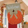 Autumn Pumpkin Burlap House Flag Welcome 28" x 40" Briarwood Lane - 4 of 4