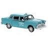 1974 Checker Cab Light Blue "Detroit" 1/87 (HO) Scale Model Car by Brekina - 2 of 3