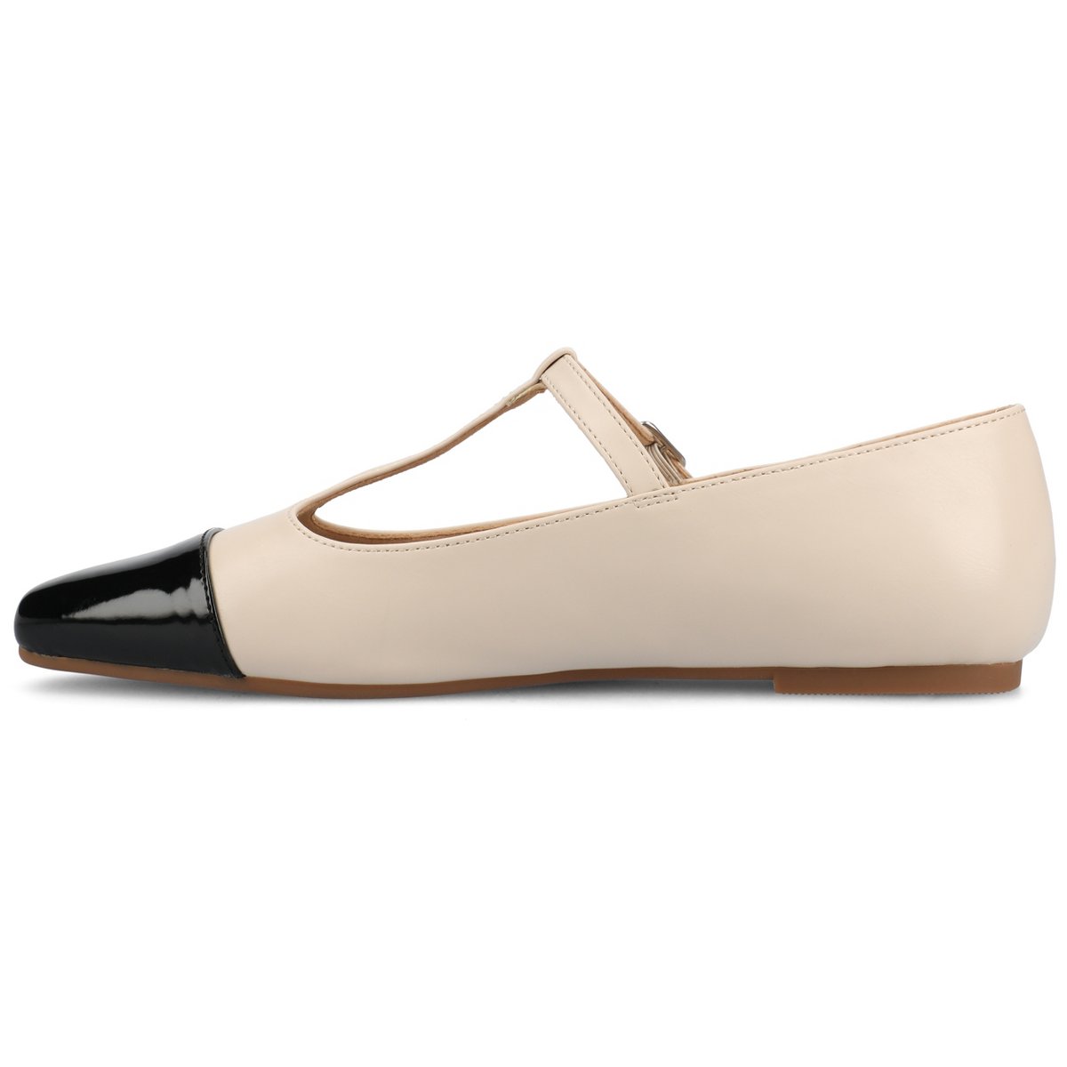 Женские платья Journee Collection Journee Women's Theah Medium and Wide Width Dress Flats, Bone 9 — фото 2