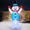 Occasions Airflowz Inflatable Colossal Snowman,  Tall, Multicolored - 2 of 2