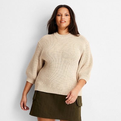 Women's Short Sleeve Crewneck Sweater - Future Collective