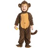 Joyfy Toddler' Halloween Monkey Costume , Kids Monkey Costume with Banana for Baby Halloween Dress Up Party - 2 of 4