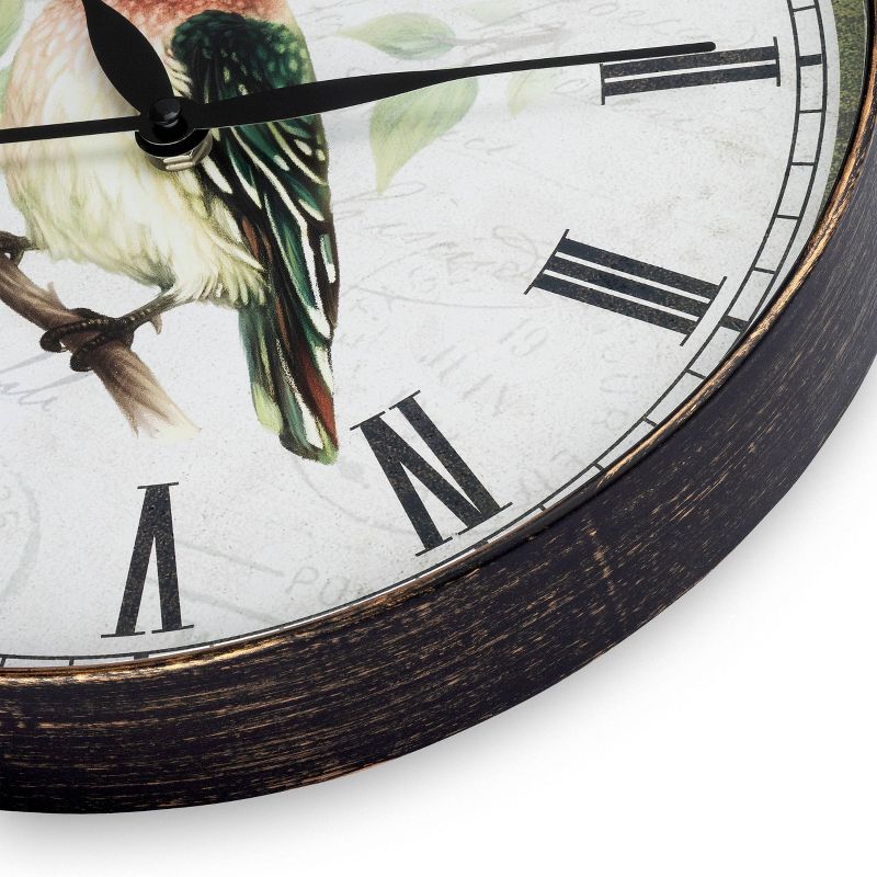 12&#34; Wall Clock with Bird Themed Dial - Westclox, 4 of 6