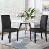 AMERLIFE Velvet Upholstered Dining Chairs, Modern Minimalist Parsons Chairs, - 3 of 3