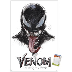 Trends International Marvel Venom: Let There be Carnage - Illustration with Tongue Unframed Wall Poster Prints - 1 of 4
