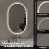 CIPACHO 48x24 Inch Smart LED Touch Bathroom Mirror - Anti-Fog Wall Mounted, Perfect for Bathroom Vanity & Barber Shop - 4 of 4