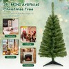 Tangkula 3ft Unlit Artificial Christmas Tree Tabletop with Stand Xmas Tree for Home Festival Decoration - 4 of 4
