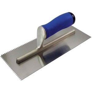 Westward  Notched Trowel,11inL,4 1/2inW,Steel 13A631 - 1 of 1
