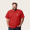 Dalix Ghost Embroidered Soft Cotton Short Sleeve T Shirt Mens - 3 of 4