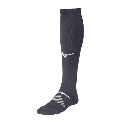 Mizuno Performance Otc Sock Unisex Size Medium In Color Charcoal (9292 ...