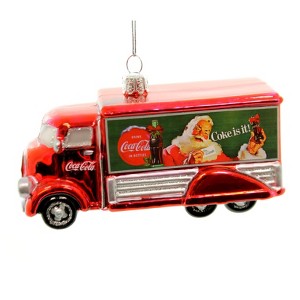 2.5 Inch Coca-Cola Truck Christmas Coke Is It! Tree Ornaments - 1 of 4