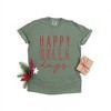 Simply Sage Market Women's Happy Holla Days Short Sleeve Garment Dyed Tee - 3 of 4