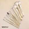 Vivitar Premium 13-Piece Makeup Brush Set – Soft Synthetic Bristles, Ergonomic Handles, Cruelty-Free, Face & Eye Contouring - 3 of 4
