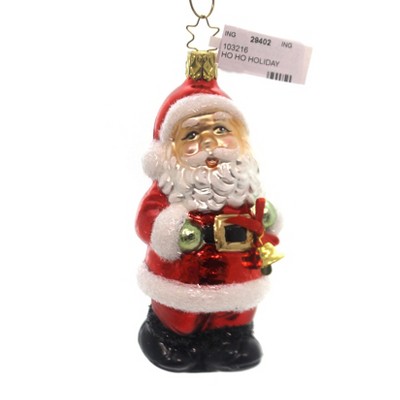 Inge Glas Ho Ho Holiday Germany Santa Claus  -  Tree Ornaments