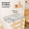 KeaBabies 2pk Soothe Changing Pad Covers for Girl, Boy, Organic Soft Cotton Contoured Diaper Changing Table Pad Covers - 4 of 4