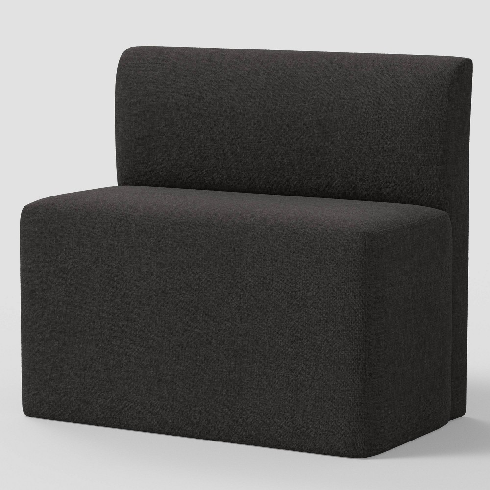 38" Cora Dining Banquette in Performance Textured Weave Caviar - Threshold™