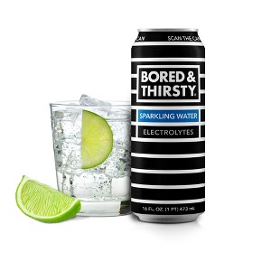 BORED & THIRSTY Sparkling Mineral Water - Electrolytes - 1 of 4