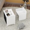 ORRD 7-Tier 360° Rotating Shoe Rack – Freestanding Tower, Fits 28 Pairs, White - 2 of 4