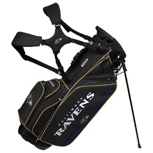 NFL Baltimore Ravens Team Effort Caddie Golf Bag - 1 of 3
