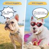 Dog Love Shaped Sunglasses Fashionable Vintage Anti-uv Sun Glasses Goggles Eye Wear - 3 of 4