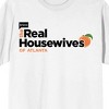 The Real Housewives Of Atlanta Peach Logo Women’s White Crew Neck Short Sleeve T-shirt - 2 of 4