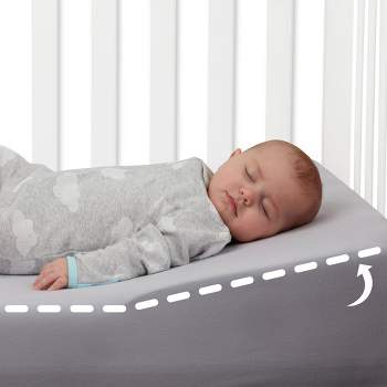 L.A. Baby Safe Lift Universal Crib Wedge for Baby Mattress
