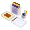 Sorbus 4 Piece Desk Organizer Set - for Office Supplies, Paper Organization Box, Stackable Letter Tray, Pen Organizer - 3 of 4